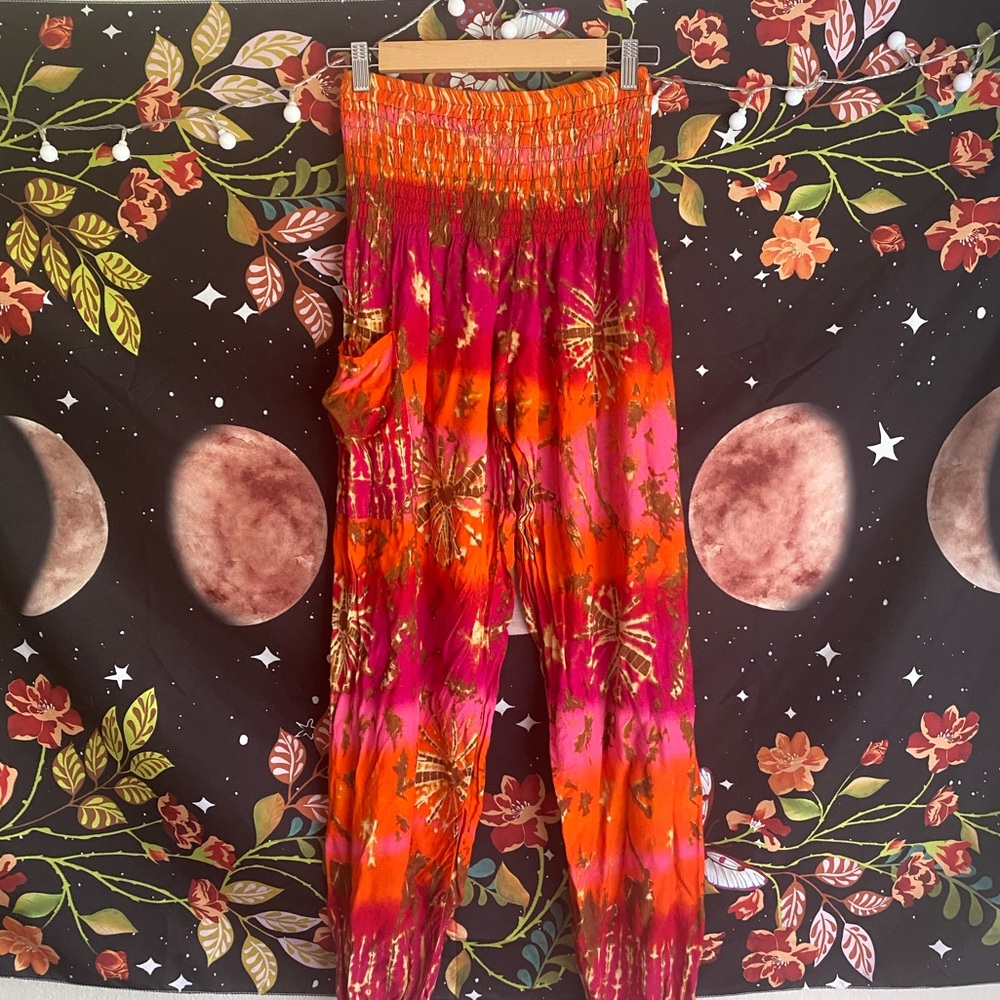 Tie Dye Thai Harem Pants